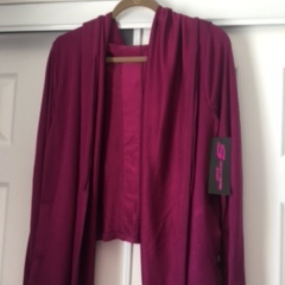 Skechers Hooded Sport Drape Cardigan - Picture 1 of 4